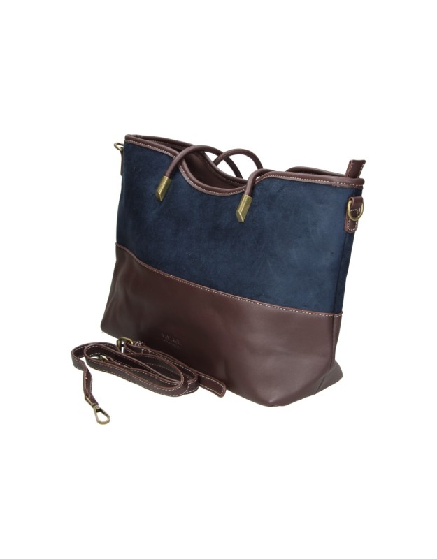 Bolso shopper LAURA SANZ M DLX260389 en azul marino