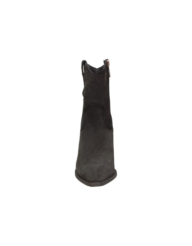 Botines camperos de tacón CARMELA 164387 marrones de mujer