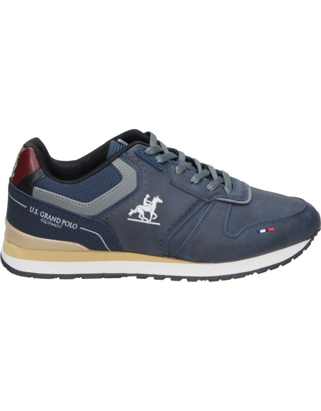 Zapatillas color azul de cómodo U.S. GRAND POLO gpm12165l