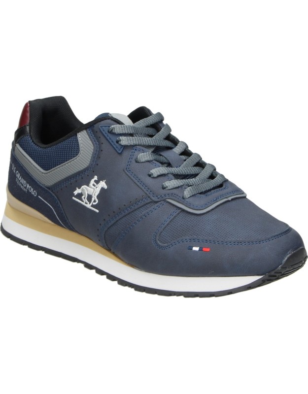 Zapatillas color azul de cómodo U.S. GRAND POLO gpm12165l