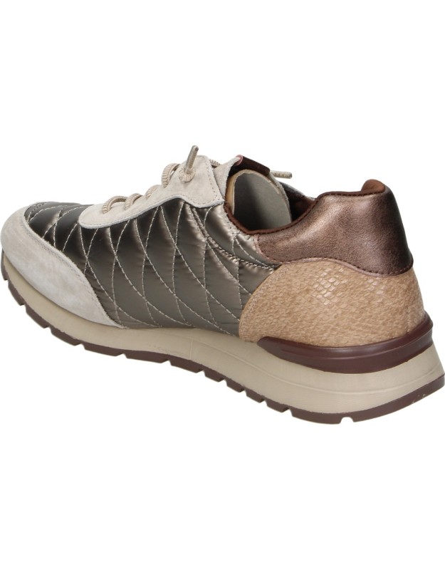Zapatos de Piel CALZAZUL-FLEX para Mujer en Color Marrón Taupe con Detalles 328