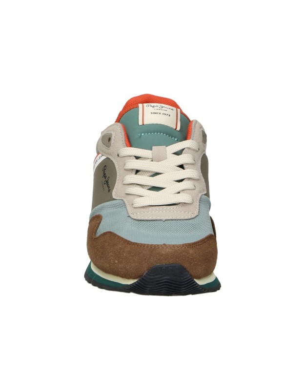 Zapatillas PEPE JEANS London Essence B Running para Mujer en Marrón con Detalles pbs40017-869