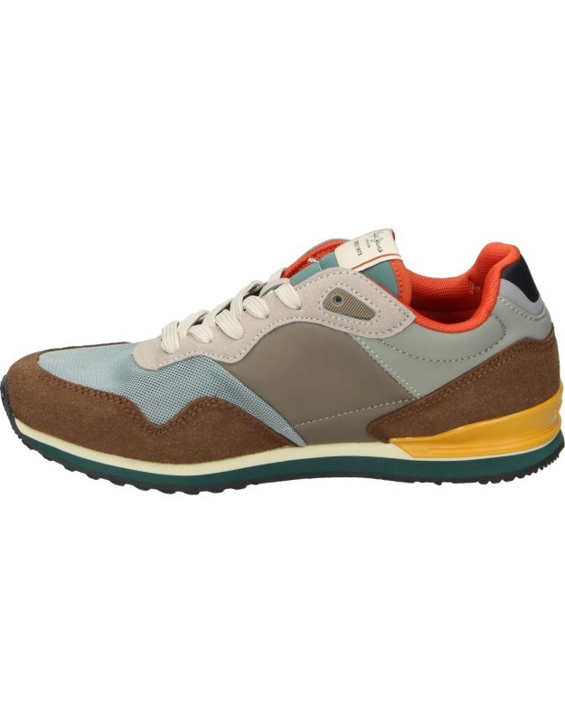 Zapatillas PEPE JEANS London Essence B Running para Mujer en Marrón con Detalles pbs40017-869