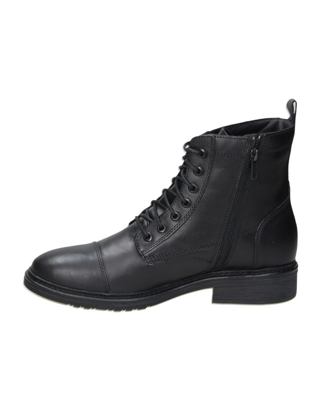 Botas de Piel JACK & JONES para Hombre en Color Negro 12280227