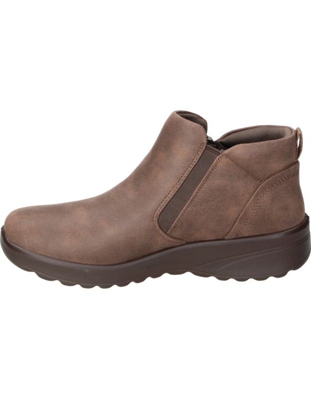 Botines SKECHERS Vegan para Mujer con Cremallera Marrón 158952-choc