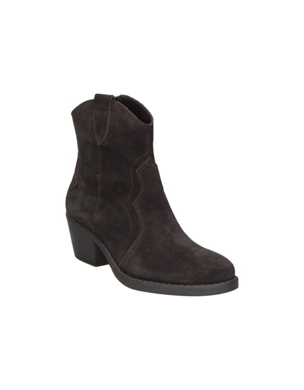 Botines Cowboy EVA PARIS para Mujer en color Marrón 27976