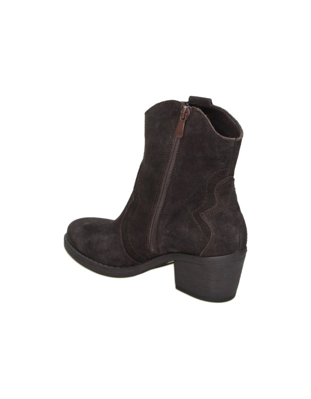 Botines Cowboy EVA PARIS para Mujer en color Marrón 27976