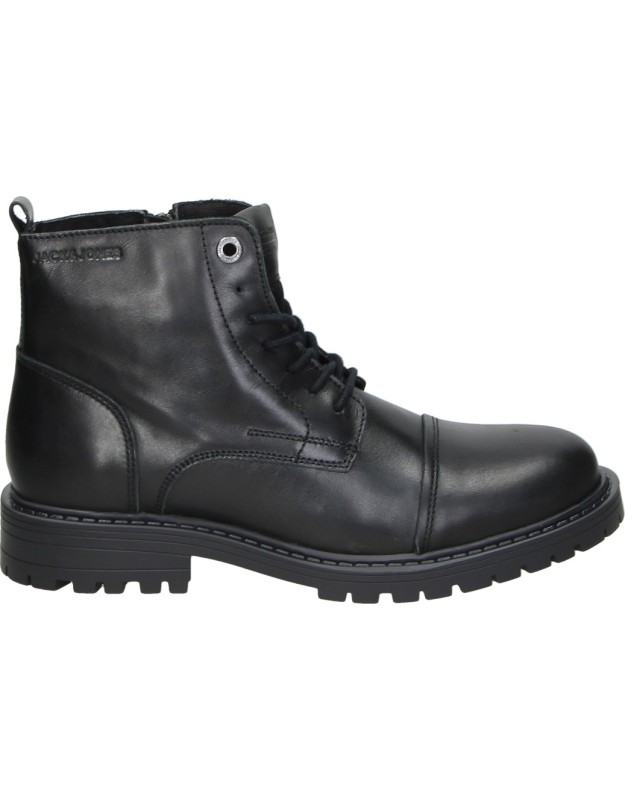 Botines de Piel JACK & JONES para Hombre en Color Negro 12258045