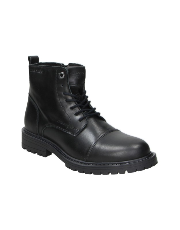 Botines de Piel JACK & JONES para Hombre en Color Negro 12258045