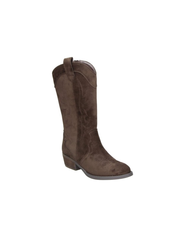 Botas Cowboy SKASUAL altas para Mujer color Marrón SKASUAL 1348