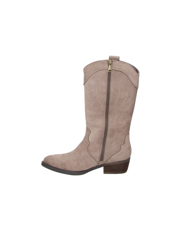 Botas Cowboy SKASUAL altas para Mujer color Beige SKASUAL 1348