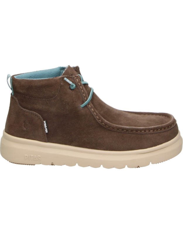 Botines PITAS para Mujer color Marrón y cordones Cian paris 107
