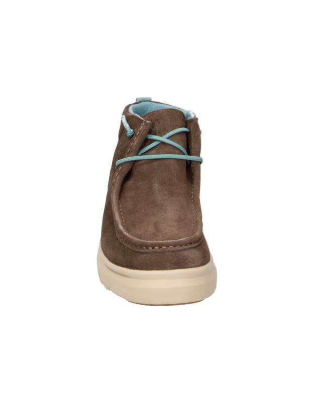 Botines PITAS para Mujer color Marrón y cordones Cian paris 107