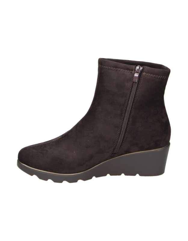 Botines CALZAZUL-FLEX Waterproof con Cuña para Mujer color Marrón 93071
