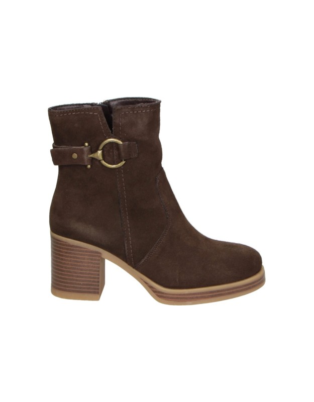 Botines MARILA con Tacón para Mujer en color Marrón TEJA