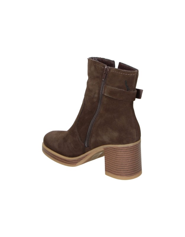 Botines MARILA con Tacón para Mujer en color Marrón TEJA