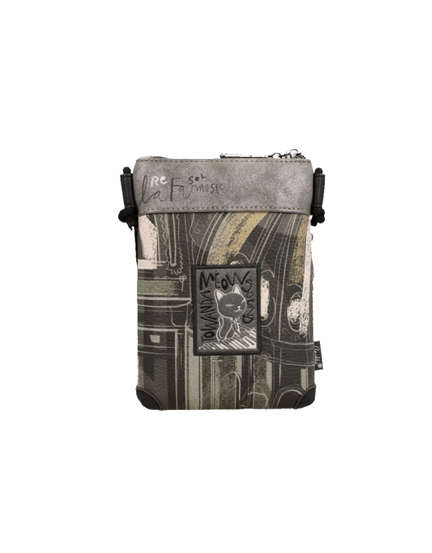 Bolso Bandolera ANEKKE para Mujer Multicolor con Ilustración Frontal 43803-904