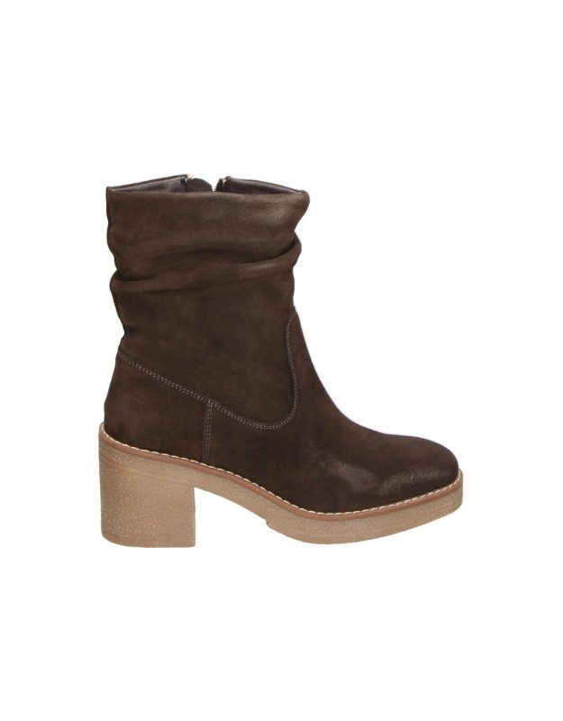 MARILA marrón rima botines para mujer