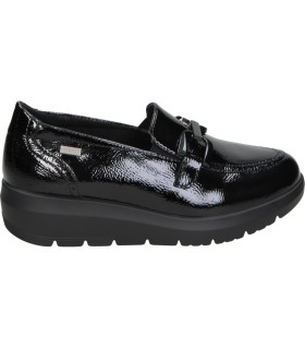 Mocasín con Cuña DOCTOR CUTILLAS para Mujer Negros de Charol 86051