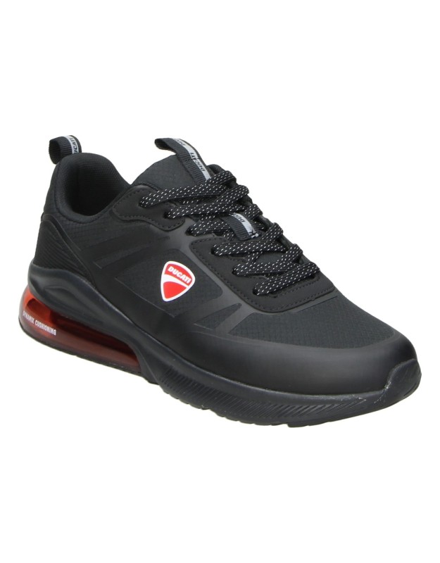 Zapatillas DUCATI Dash para Hombre color negro y Detalles Rojos