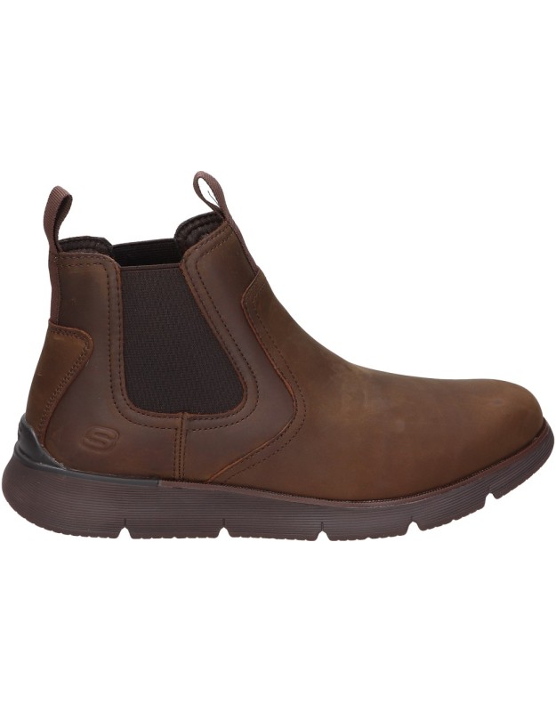 Botas Chelsea SKECHERS Air-Cooled Memory Foam para Hombre color Marrón 205227-CHOC
