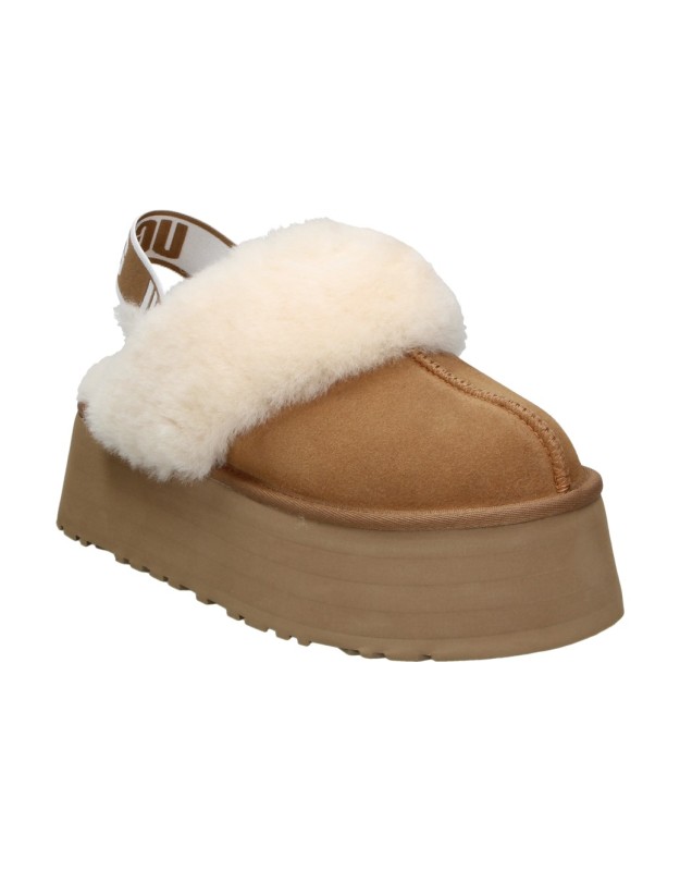Zapatos UGG Funkette Platform con Pelo para Mujer color Camel 1113474