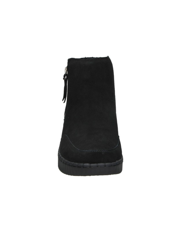 Botines SKECHERS con Cuña para Mujer color Negro 169086-BBK