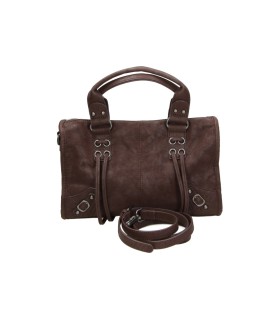 Bolso Bowling LAURA SANZ con Bandolera para Mujer color Marrón DFL260280