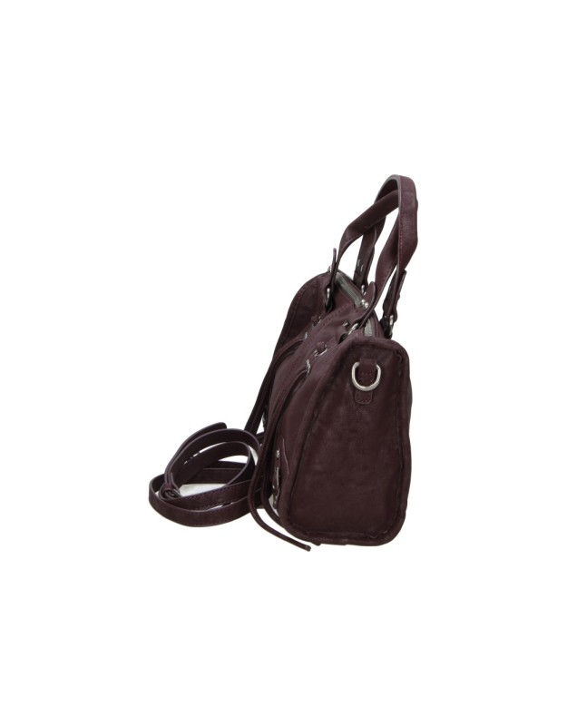 Bolso Bowling LAURA SANZ con Bandolera para Mujer color Burdeos DFL260280