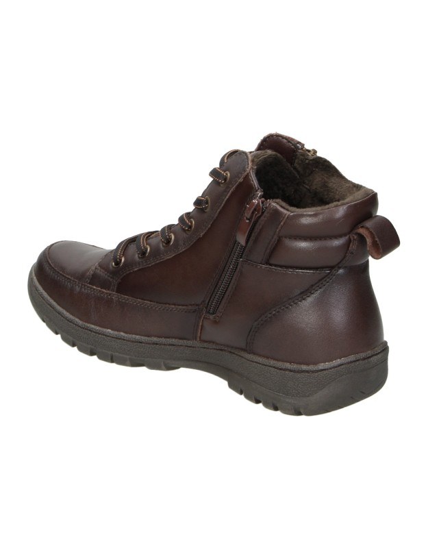 Botines CORONEL TAPIOCA de Piel color Marrón Chocolate T580-18