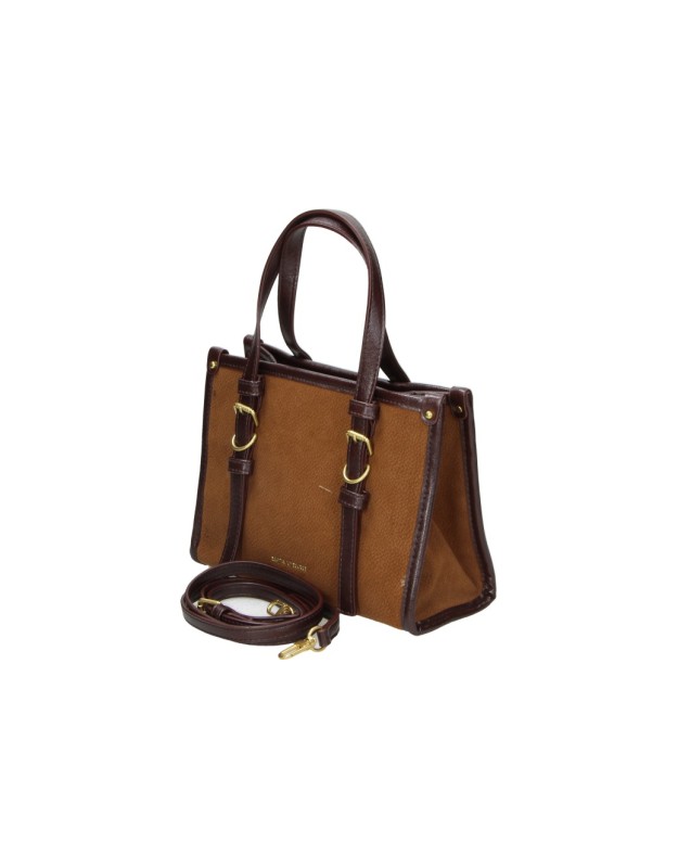 Bolso con Asas LAURA SANZ para Mujer color Marrón R S6368