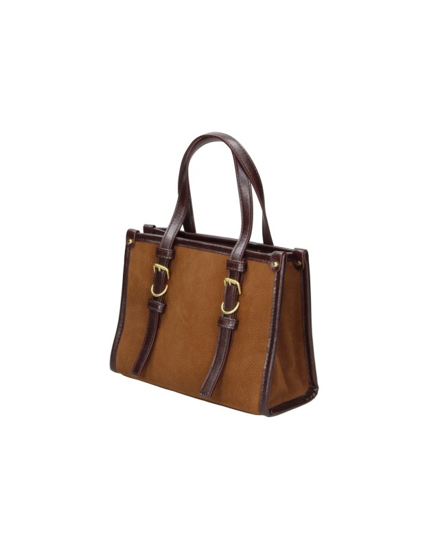 Bolso con Asas LAURA SANZ para Mujer color Marrón R S6368