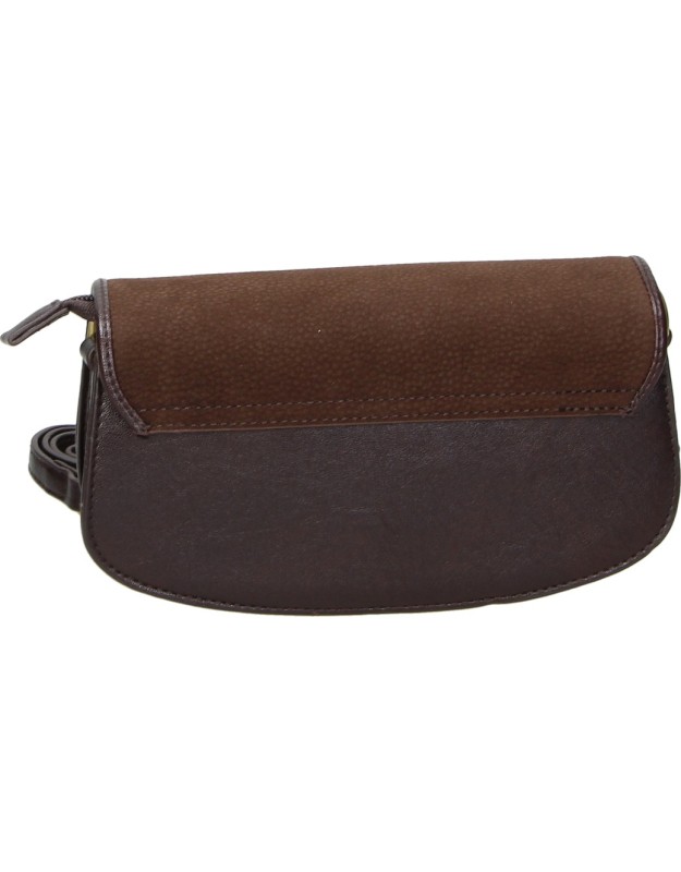 Bolso Bandolera LAURA SANZ para Mujer color Marrón Chocolate R S6514