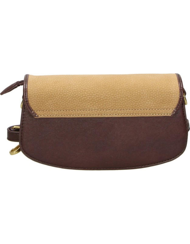 Bolso bandolera LAURA SANZ R S6514 en taupe para mujer