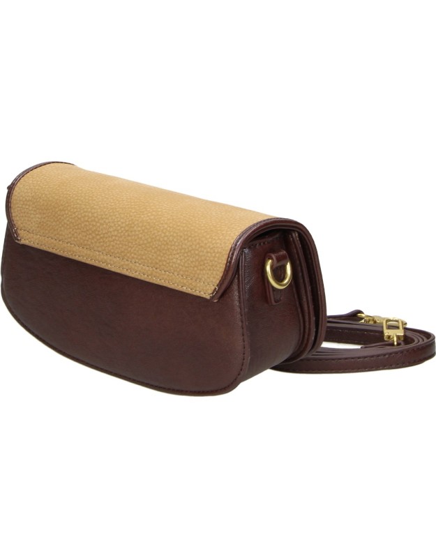 Bolso bandolera LAURA SANZ R S6514 en taupe para mujer