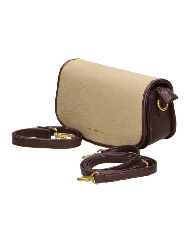 Bolso Bandolera LAURA SANZ para Mujer color Beige R S6514