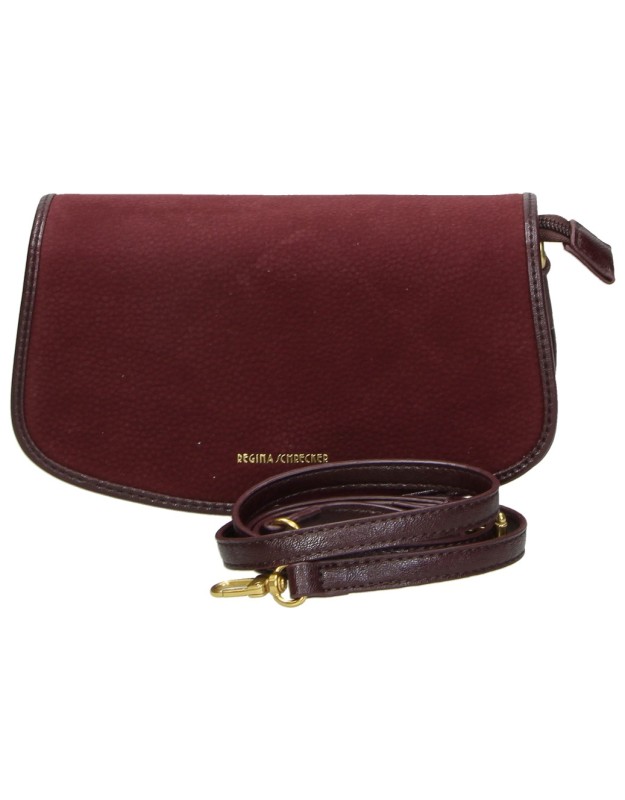 Bolso Bandolera LAURA SANZ para Mujer color Burdeos R S6514