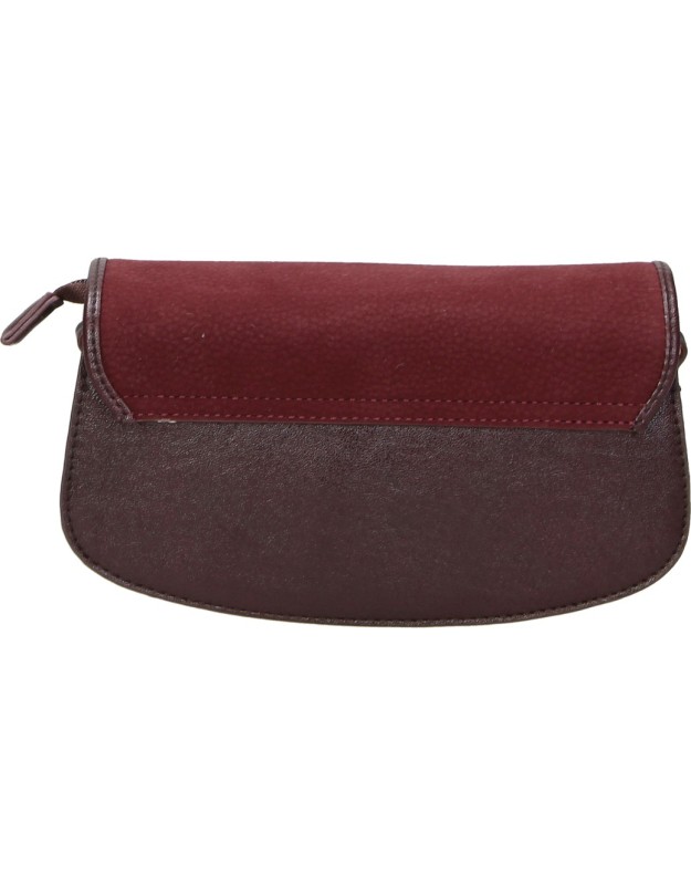 Bolso Bandolera LAURA SANZ para Mujer color Burdeos R S6514