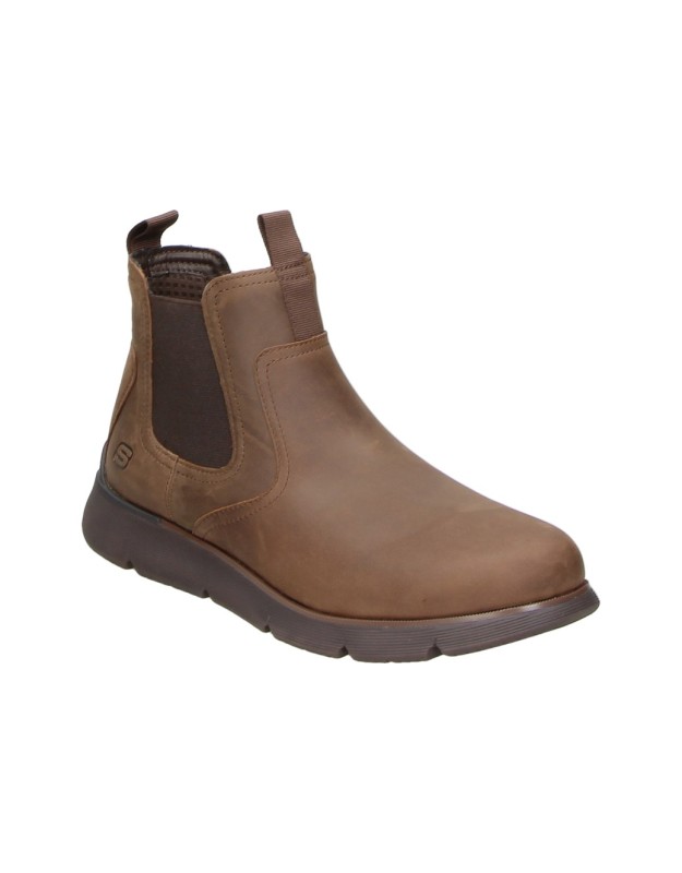 Botas Chelsea SKECHERS Air-Cooled Memory Foam para Hombre color Marrón 205227-CHOC