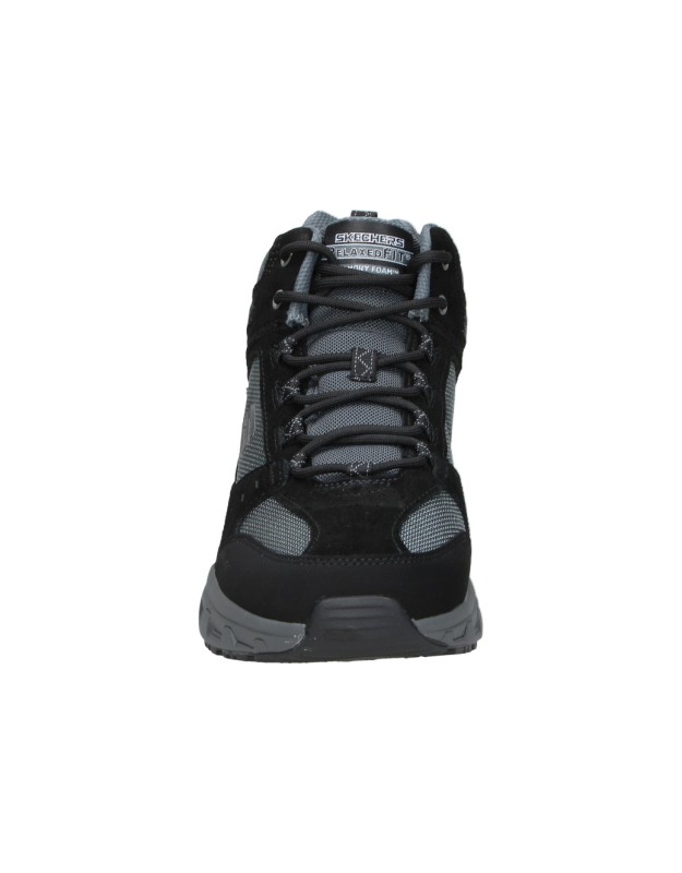 Botas SKECHERS Oak Canyon Ironhide Memory Foam para Hombre Negras 51895-BKCC