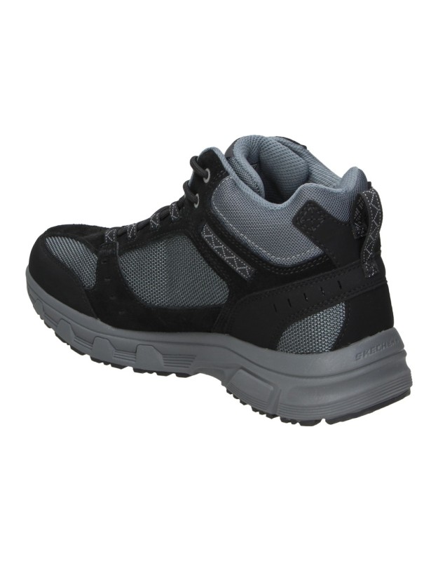 Botas SKECHERS Relaxed Fit: Oak Canyon Ironhide Memory Foam para Hombre Negras 51895-BKCC