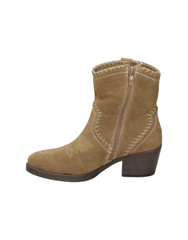 Botines para mujer EVA PARIS 31331 camel