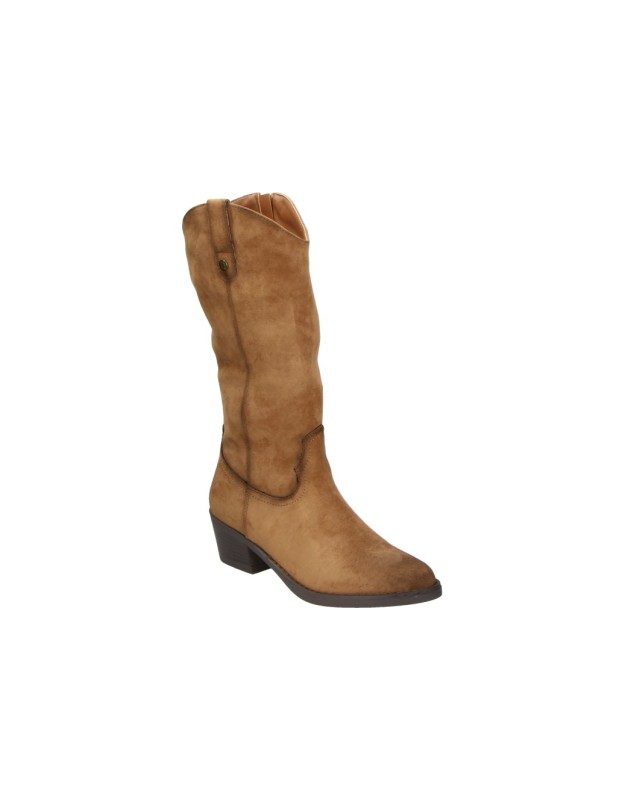Botas para mujer con tacón REFRESH 176145 en camel