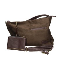Bolso Shopper LAURA SANZ con Accesorio color Marrón Choco M DLX260468