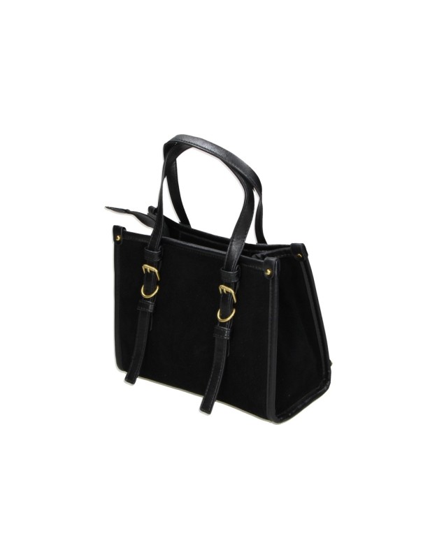 Bolso con Asas LAURA SANZ para Mujer color Negro R S6368