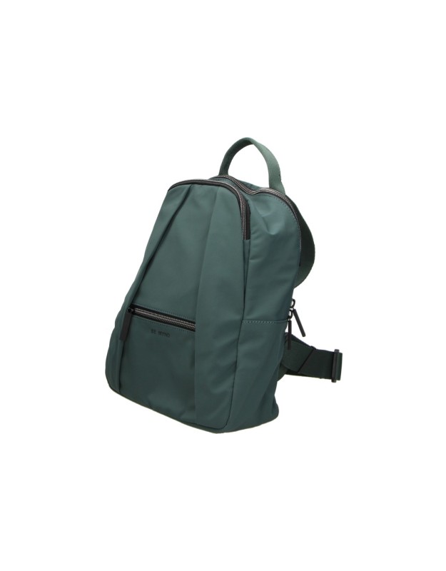 Mochila BEMYND para Mujer color Verde con Bolsillo Frontal y Asas Ajustables BM1042