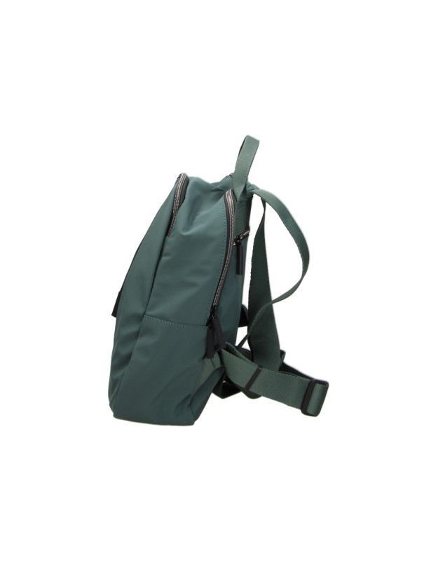 Mochila BEMYND para Mujer color Verde con Bolsillo Frontal y Asas Ajustables BM1042