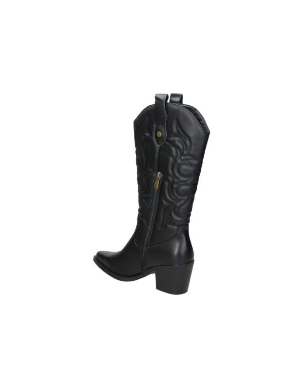 Botas Cowboy D'ANGELA para Mujer color Negro DJC31938