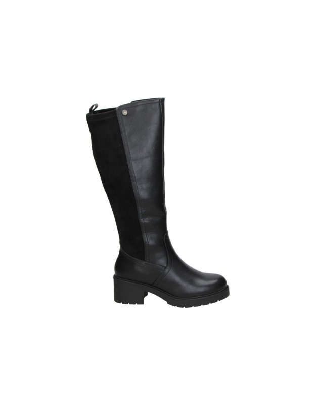 Botas Altas REFRESH Piel Vegana para Mujer color Negro 176306
