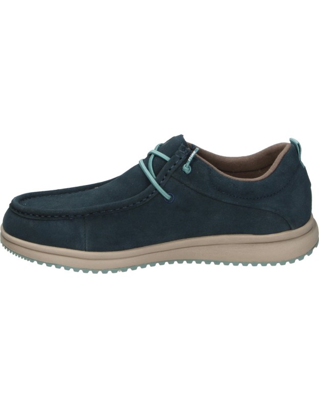 Zapato PITAS de Piel Waterproof Osaka para Hombre en Azul Marino